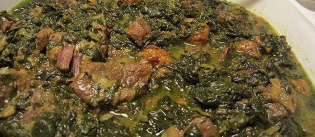 خورشت آلو اسفناج
